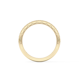 Half Eternity Wedding Band with 0.17 TCW Round Cut Moissanite – Yellow, White, or Rose Gold