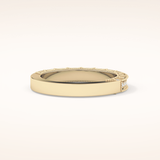 0.27 TCW Round Shaped Moissanite Half Eternity Wedding Band