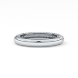 Half Eternity Wedding Band with 0.68 TCW Round Cut Moissanite – Yellow, White, or Rose Gold