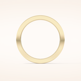 0.59 TCW Round Shaped Moissanite Dainty Wedding Band