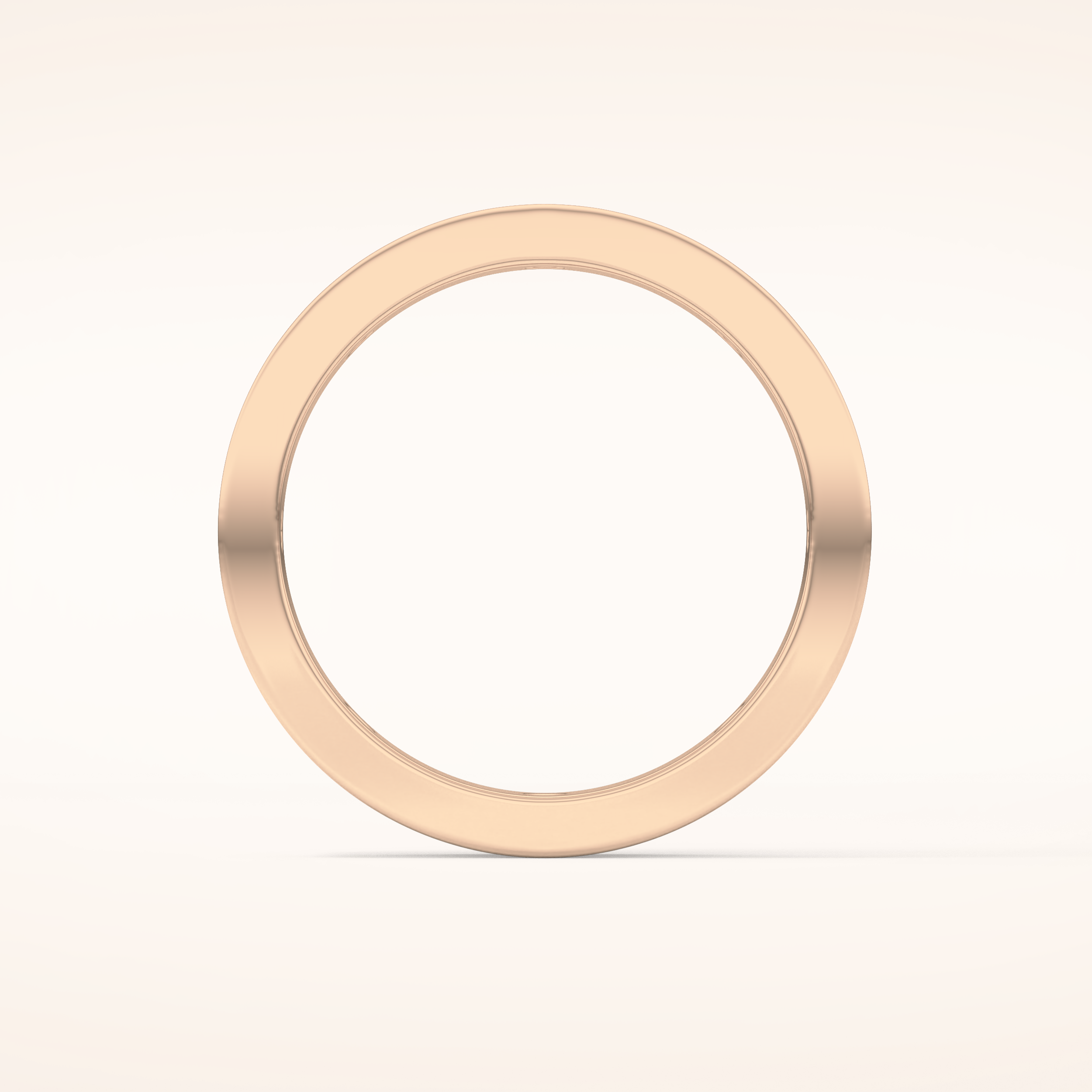 0.59 TCW Round Shaped Moissanite Dainty Wedding Band