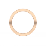 Full Eternity Dainty Wedding Band with 0.59 TCW Round Cut Moissanite – Yellow, White, or Rose Gold