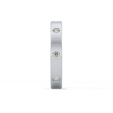 Full Eternity Dainty Wedding Band with 0.59 TCW Round Cut Moissanite – Yellow, White, or Rose Gold
