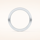 0.59 TCW Round Shaped Moissanite Dainty Wedding Band