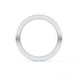 Full Eternity Dainty Wedding Band with 0.59 TCW Round Cut Moissanite – Yellow, White, or Rose Gold