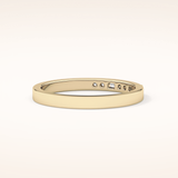 0.31 TCW Round & Baguette Shaped Moissanite Alternate Setting Wedding Band