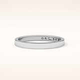0.31 TCW Round & Baguette Shaped Moissanite Alternate Setting Wedding Band