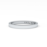 Alternate Setting Wedding Band with 0.31 TCW Round and Baguette Cut Moissanite – Yellow, White, or Rose Gold