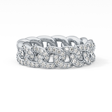 Full Eternity Wedding Band with 1.15 TCW Round Cut Moissanite – Yellow, White, or Rose Gold