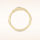 0.491 TCW Round Shaped Moissanite Snake Wedding Band
