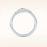 0.491 TCW Round Shaped Moissanite Snake Wedding Band