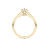Round Solitaire Lab Grown Diamond Engagement Ring