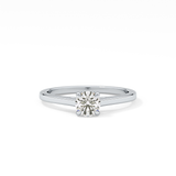 Round Solitaire Lab Grown Diamond Engagement Ring