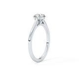 Round Solitaire Lab Grown Diamond Engagement Ring