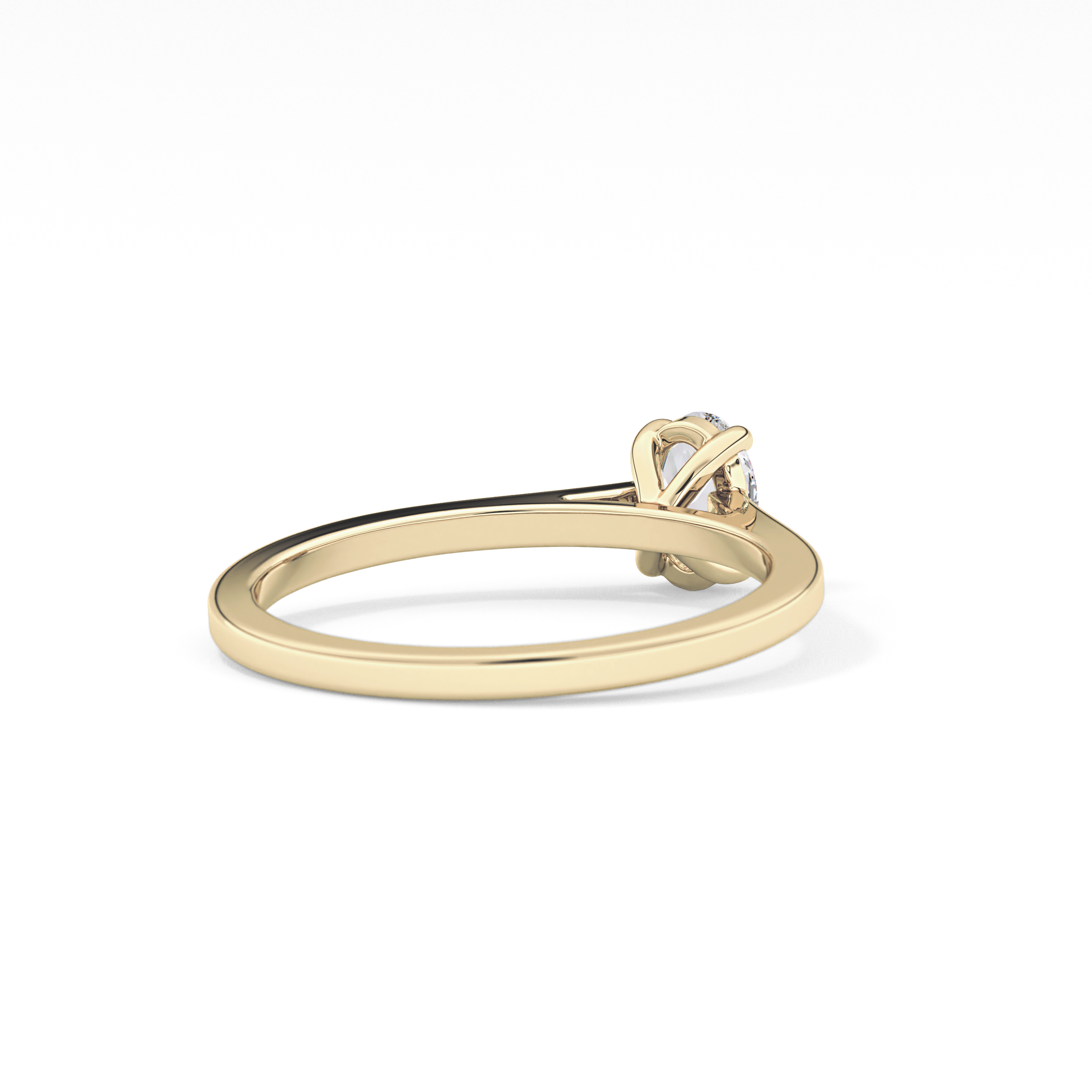 Oval Solitaire Lab Grown Diamond Engagement Ring