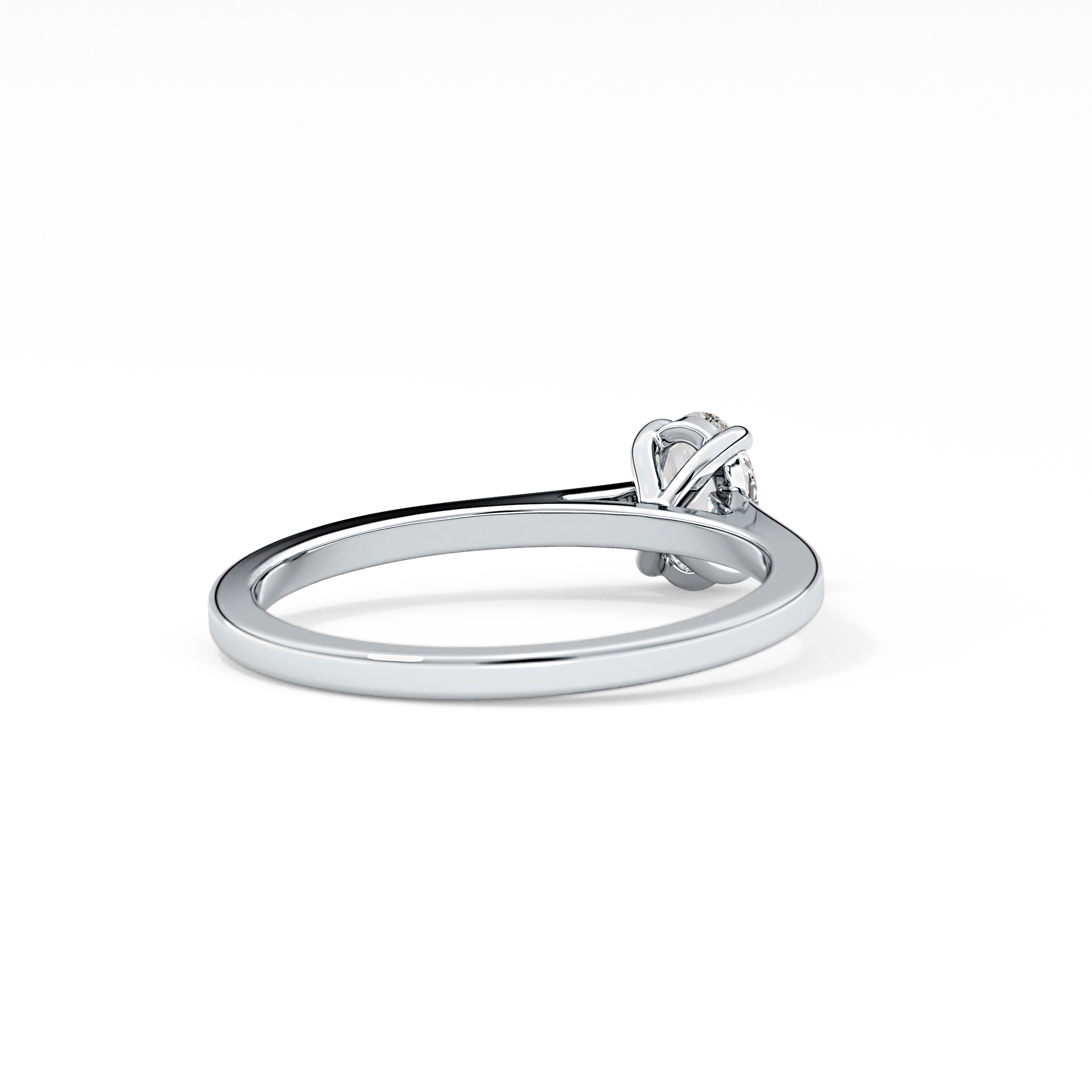 Oval Solitaire Lab Grown Diamond Engagement Ring