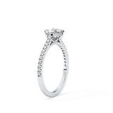 Heart Pave Lab Grown Diamond Engagement Ring