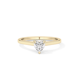 Heart Solitaire Lab Grown Diamond Engagement Ring