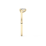 Heart Solitaire Lab Grown Diamond Engagement Ring