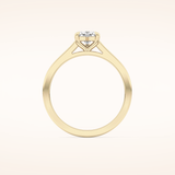 0.44 CT Heart Shaped Solitaire Moissanite Engagement Ring