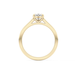 Heart Solitaire Lab Grown Diamond Engagement Ring