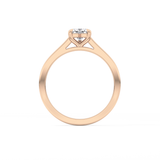 Heart Solitaire Lab Grown Diamond Engagement Ring