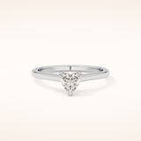 0.44 CT Heart Shaped Solitaire Moissanite Engagement Ring