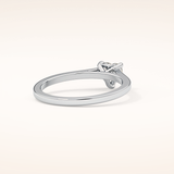 0.44 CT Heart Shaped Solitaire Moissanite Engagement Ring
