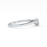 Heart Solitaire Lab Grown Diamond Engagement Ring