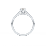 Heart Solitaire Lab Grown Diamond Engagement Ring