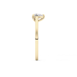 Pear 0.35 Solitaire Lab Grown Diamond Engagement Ring