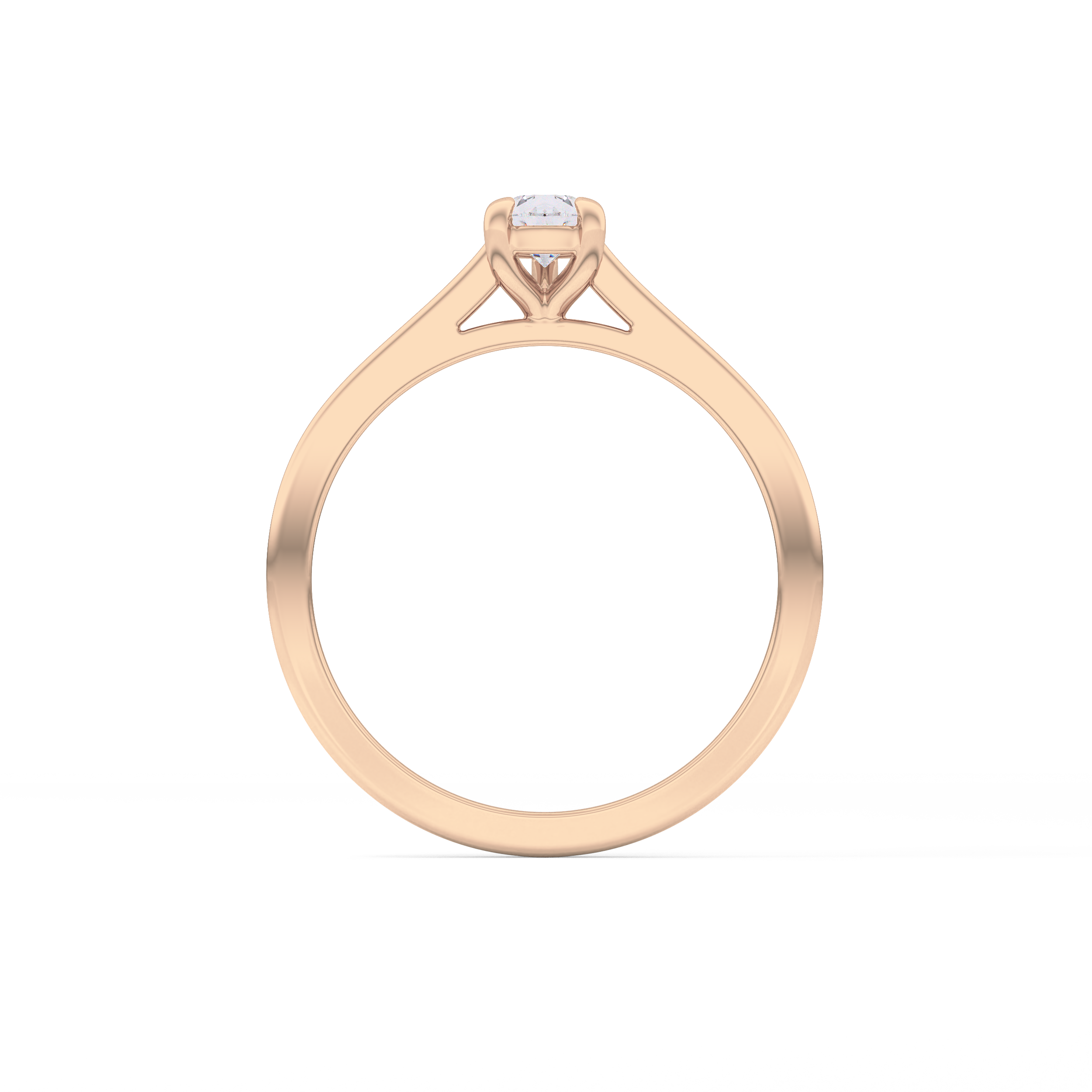 Pear 0.35 Solitaire Lab Grown Diamond Engagement Ring