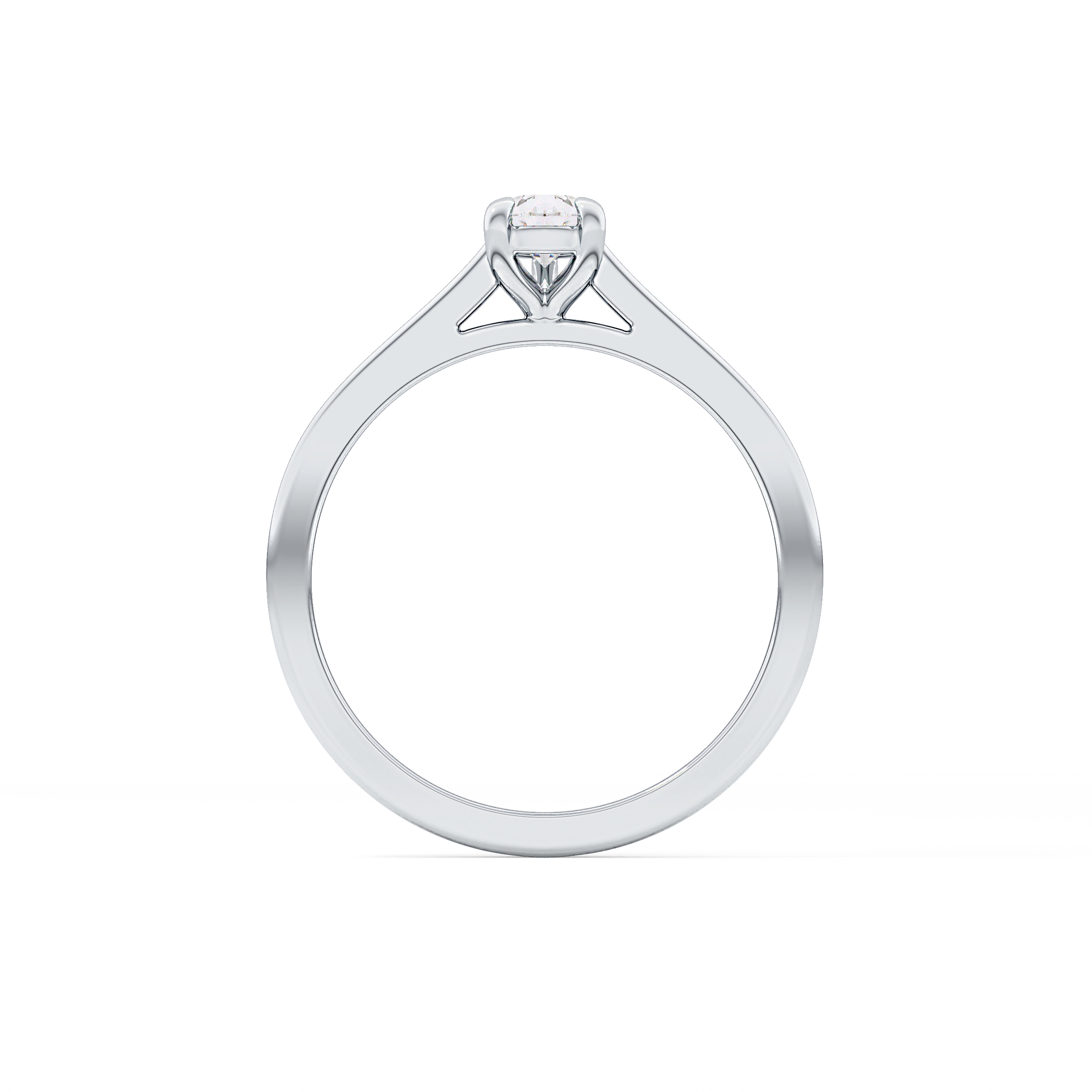 Pear 0.35 Solitaire Lab Grown Diamond Engagement Ring