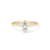 Marquise Solitaire Lab Grown Diamond Engagement Ring