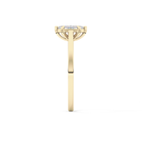 Marquise Solitaire Lab Grown Diamond Engagement Ring