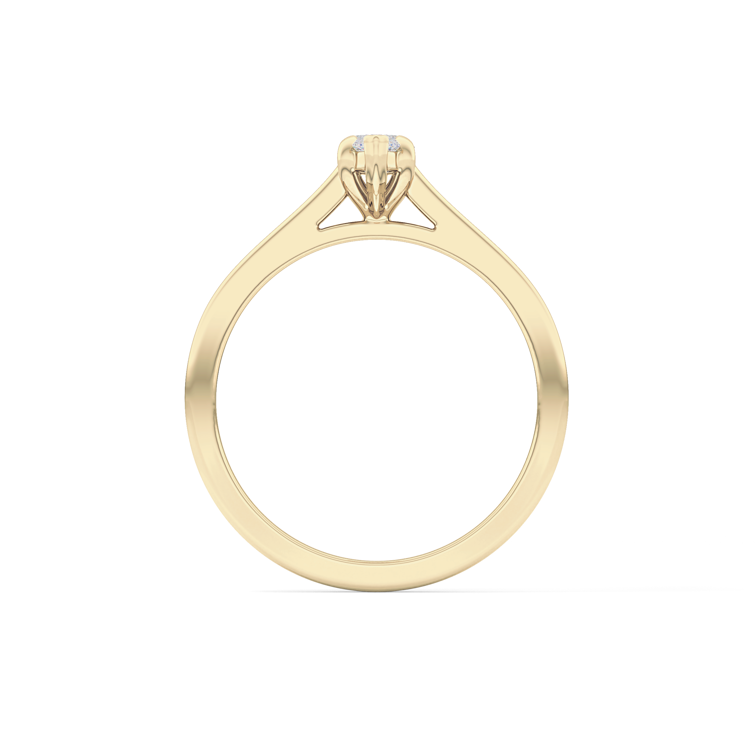 Marquise Solitaire Lab Grown Diamond Engagement Ring