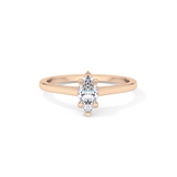 Marquise Solitaire Lab Grown Diamond Engagement Ring