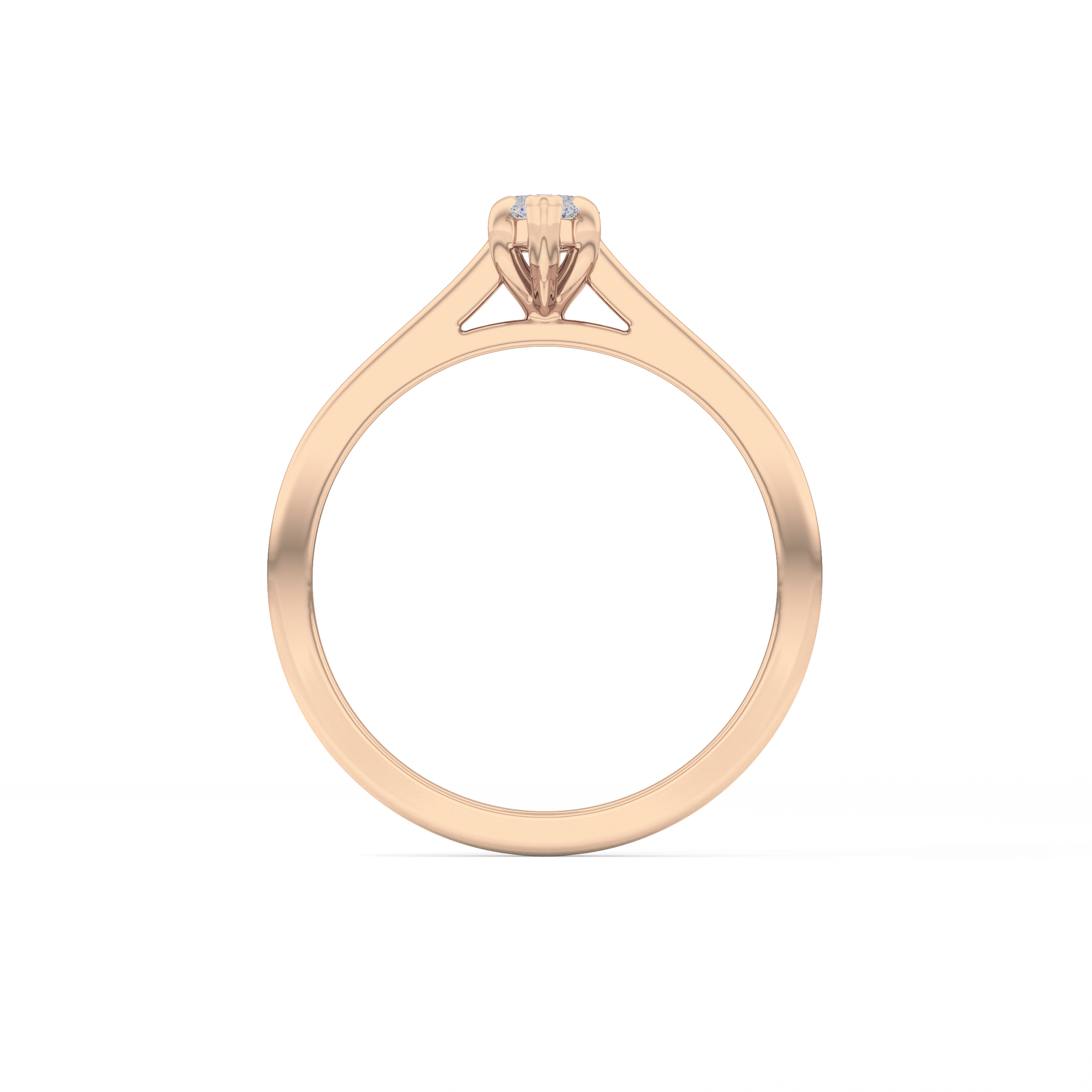 Marquise Solitaire Lab Grown Diamond Engagement Ring