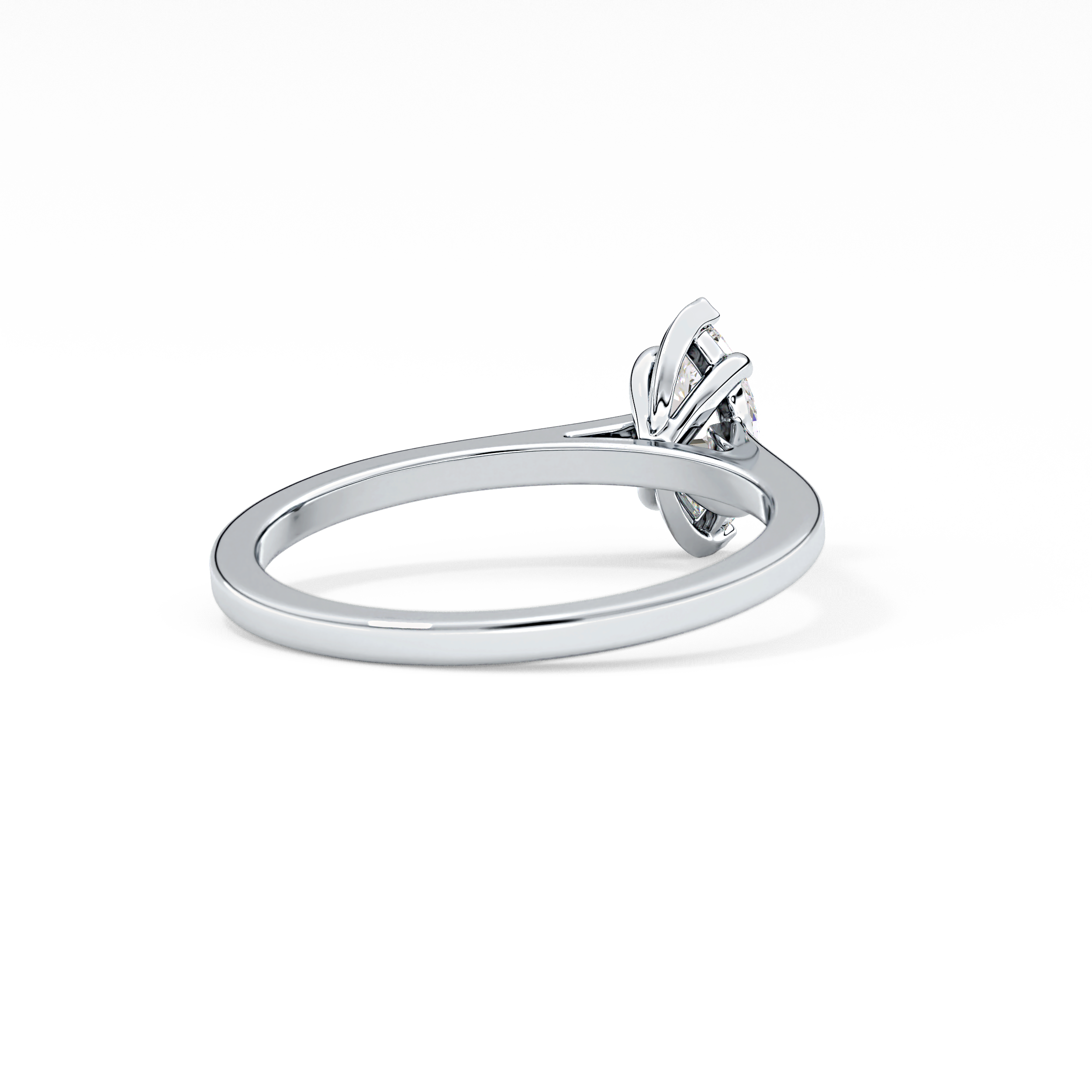 Marquise Solitaire Lab Grown Diamond Engagement Ring