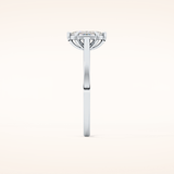 0.42 CT Marquise Shaped Solitaire Moissanite Engagement Ring