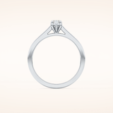 0.42 CT Marquise Shaped Solitaire Moissanite Engagement Ring
