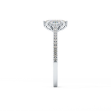 Marquise Pave Lab Grown Diamond Engagement Ring