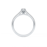 Marquise Pave Lab Grown Diamond Engagement Ring