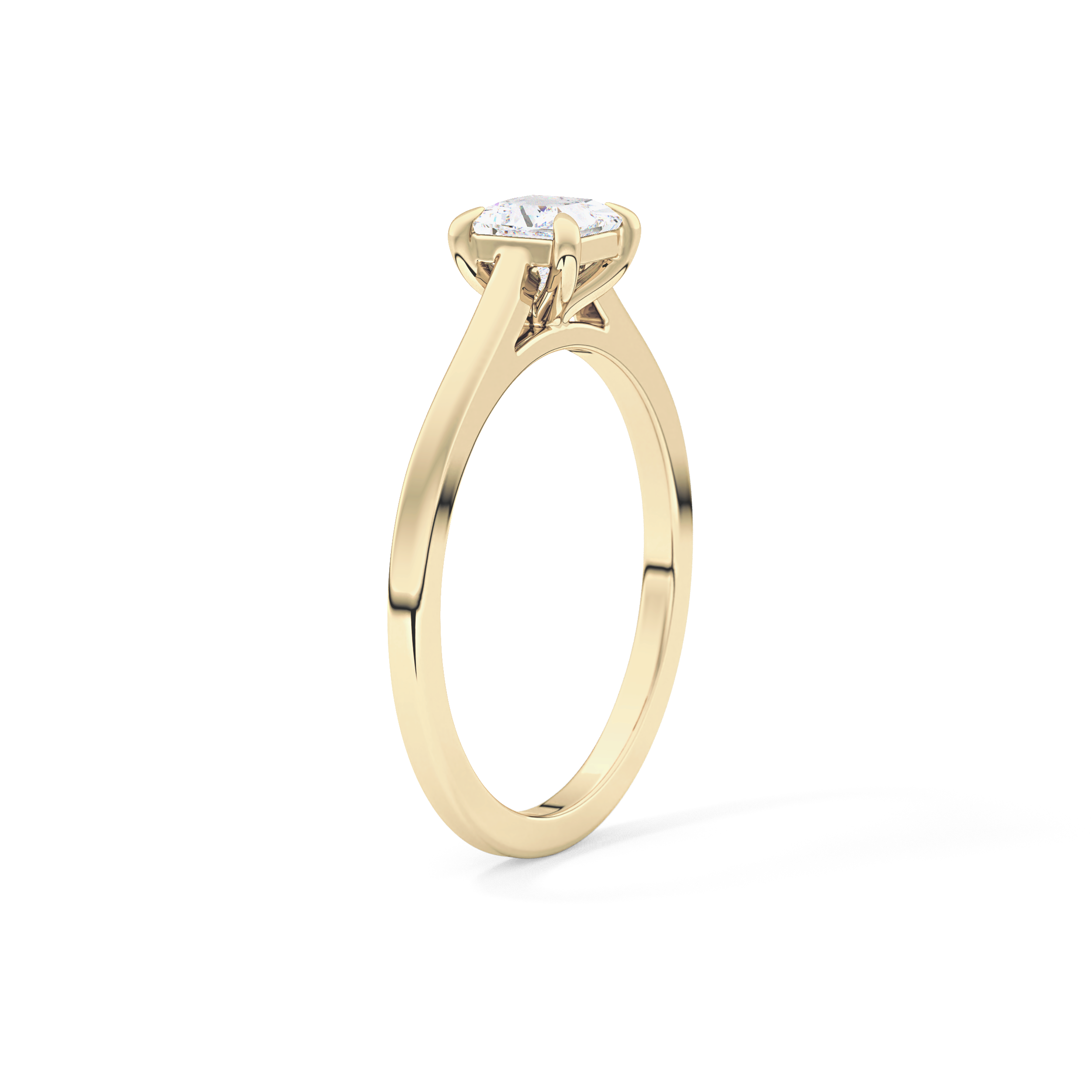 Princess Solitaire Lab Grown Diamond Engagement Ring