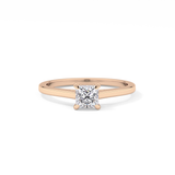 Princess Solitaire Lab Grown Diamond Engagement Ring