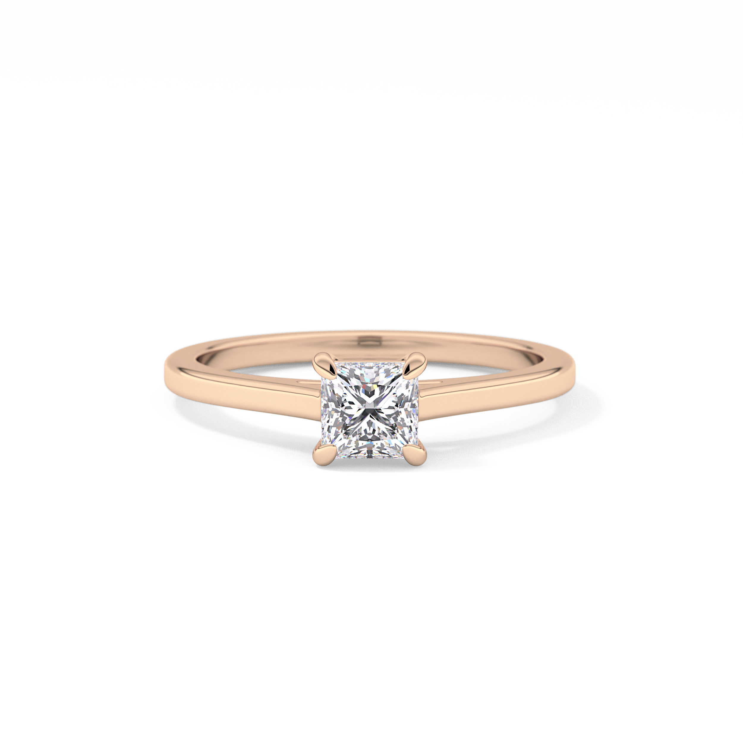 Princess Solitaire Lab Grown Diamond Engagement Ring