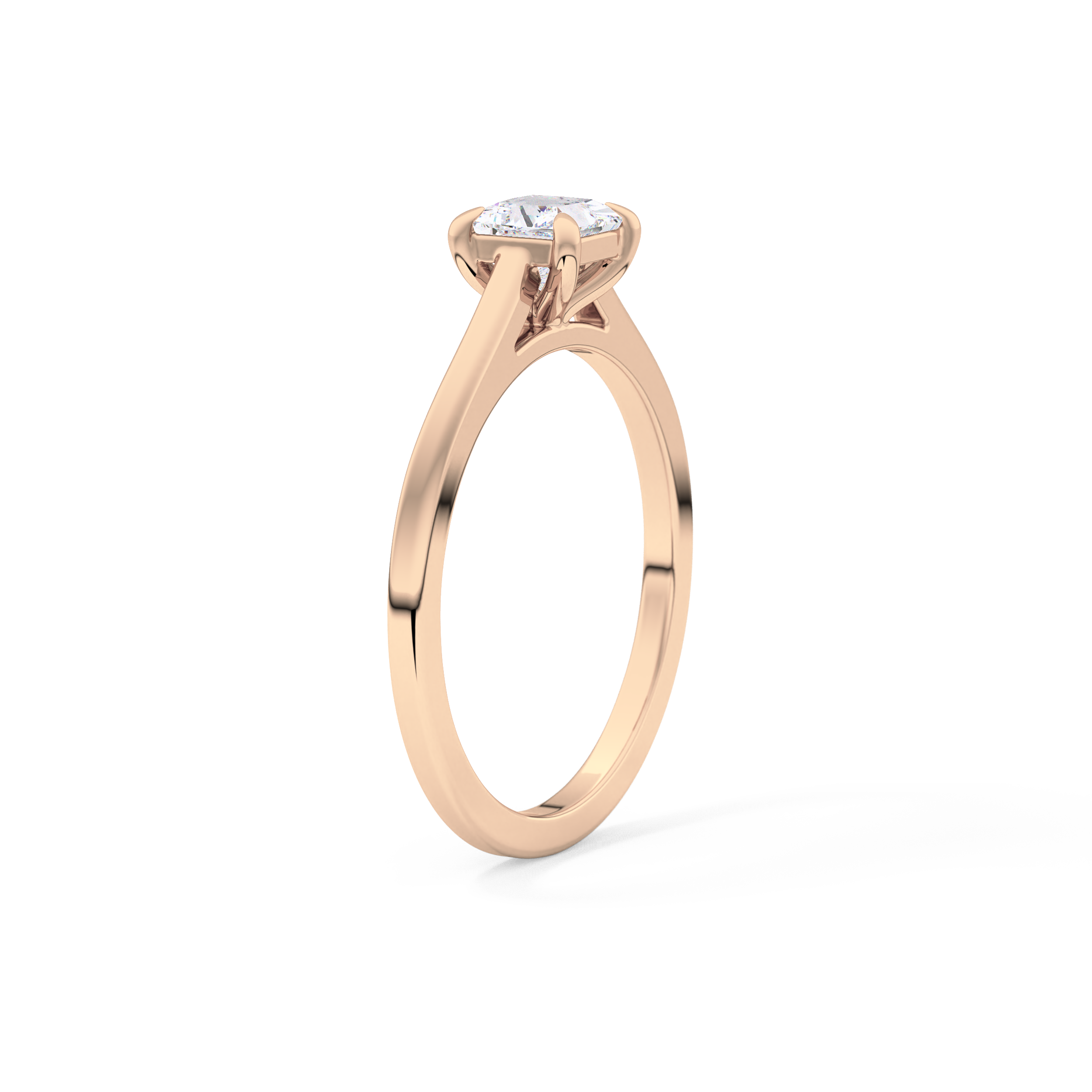 Princess Solitaire Lab Grown Diamond Engagement Ring