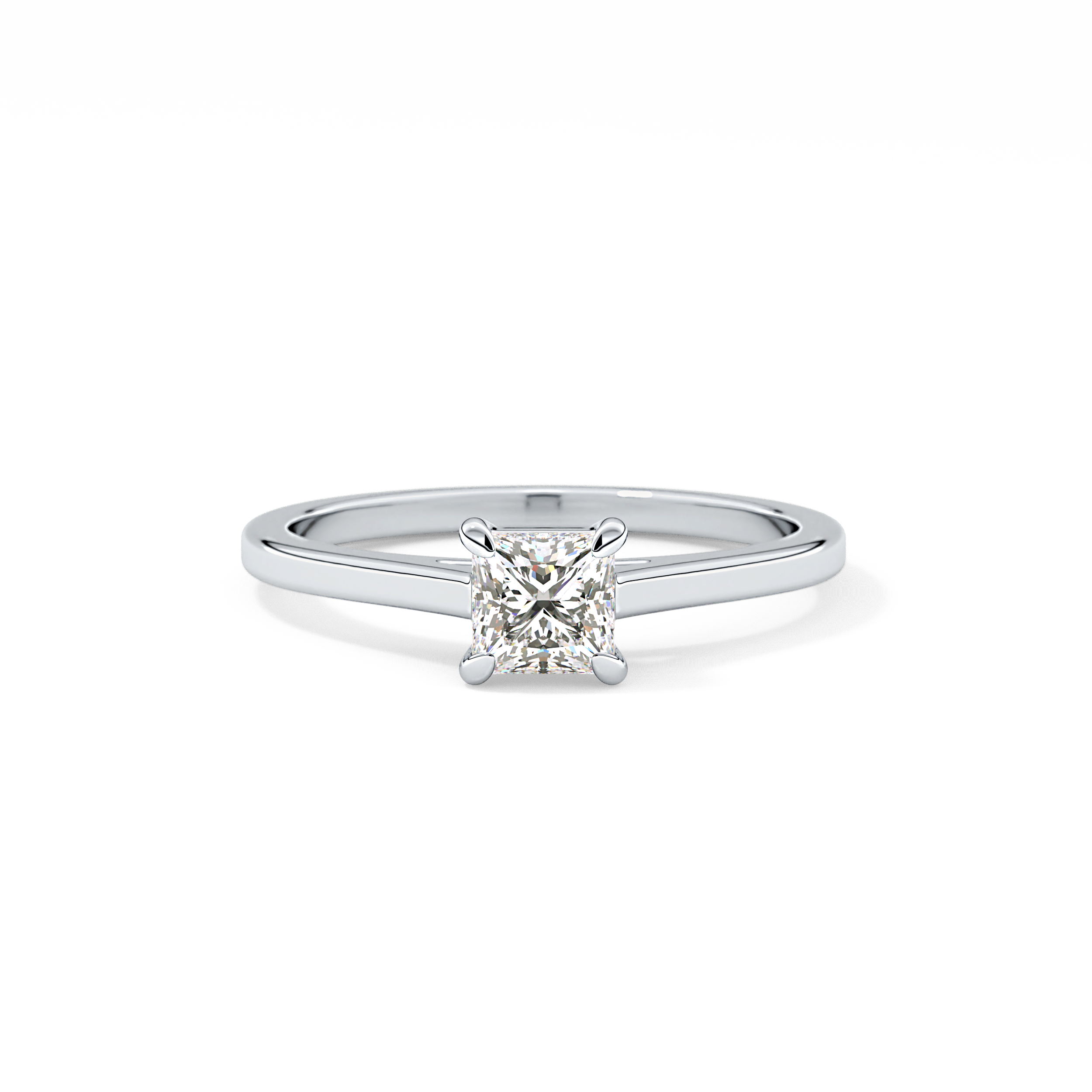 Princess Solitaire Lab Grown Diamond Engagement Ring