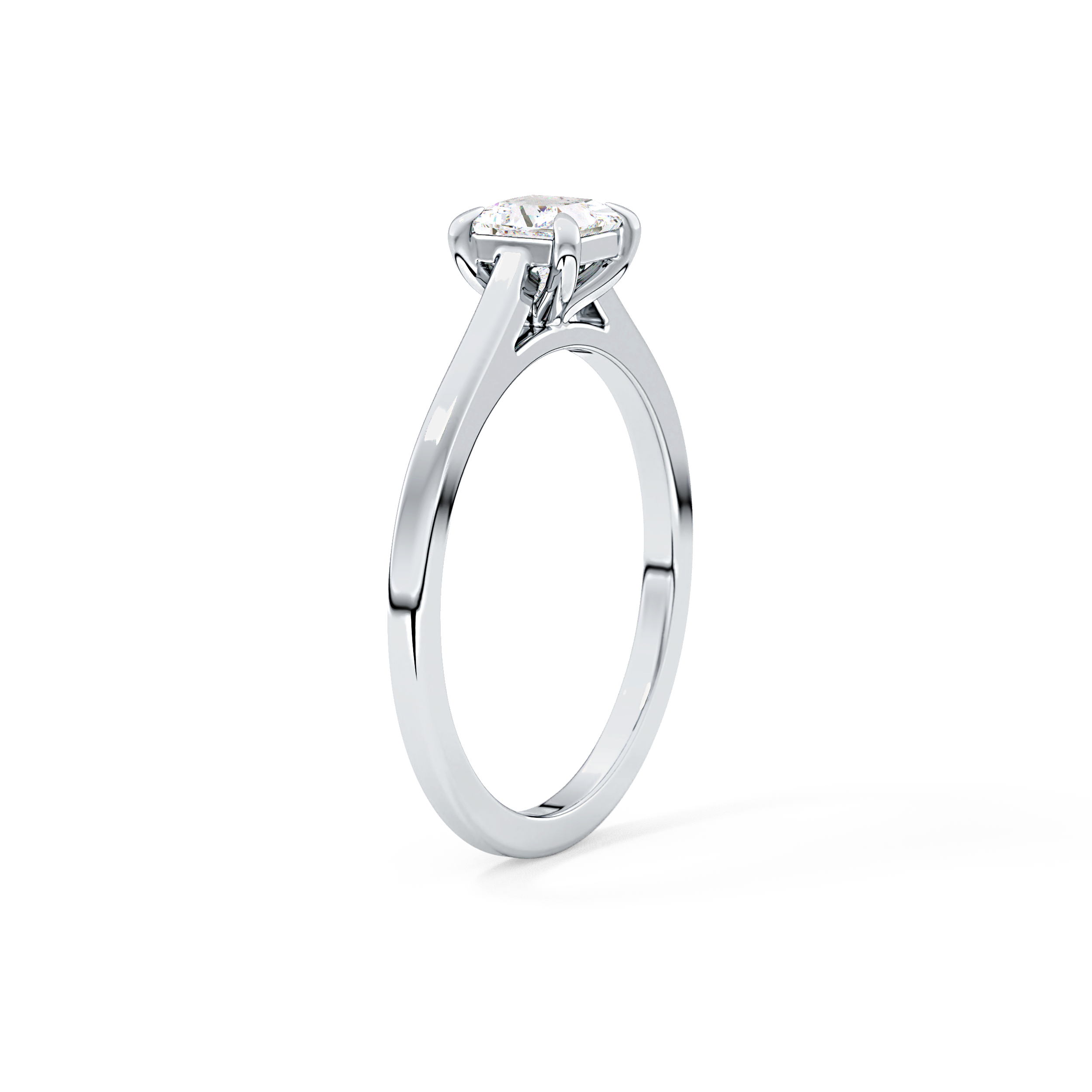 Princess Solitaire Lab Grown Diamond Engagement Ring
