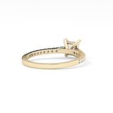 Princess Pave Lab Grown Diamond Engagement Ring